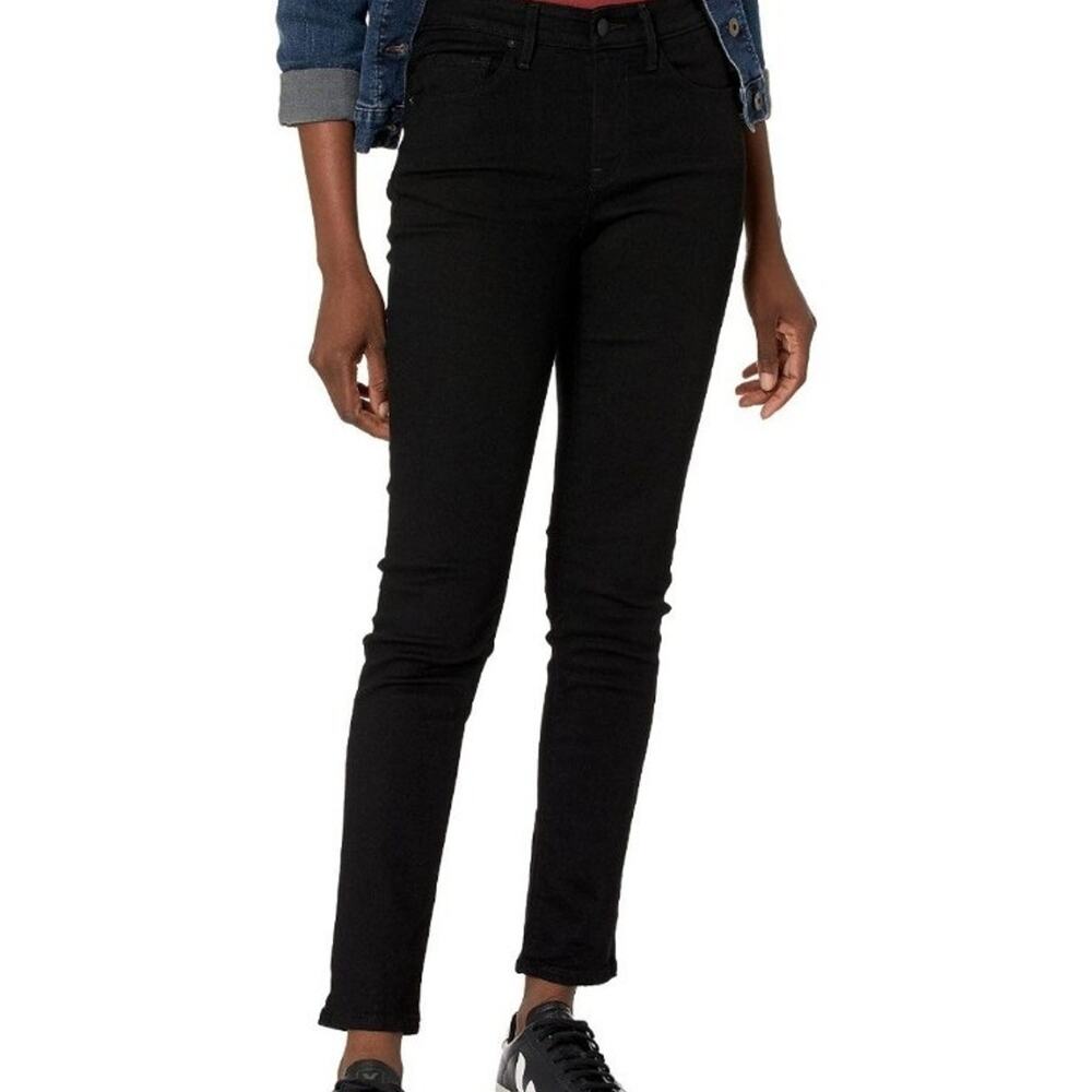 Levi's Women's Classic Mid Rise Skinny Jeans Pants, -black forest night, 28 (US)